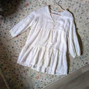 Faithfull The Brand Linen Mini Dress